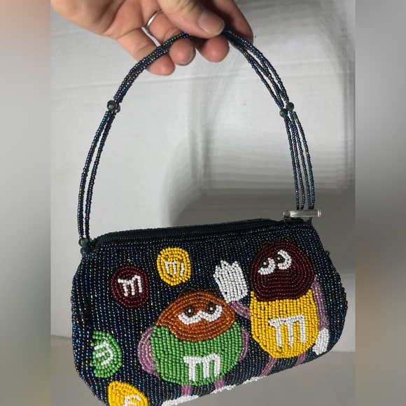 M&M'S Handbags - M&M Beaded Handbag with Colorful Design